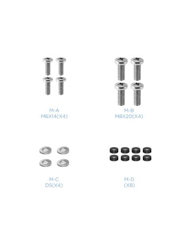 ADAPTADOR VESA 200X200 PANTALLA 23-42 TOOQ 30KG KIT VMA0200-B