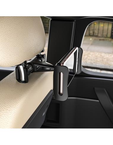 SOPORTE COCHE AJUSTABLE 1 PIVOTE REPOSACABEZAS TELTABL NEGRO AISENS MSC1P-107