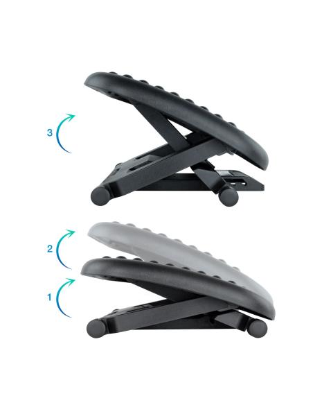 REPOSAPIES AJUSTABLE CONFORT NEGRO TOOQ TQFR0603-B
