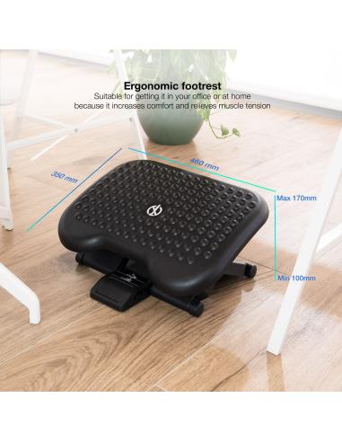 REPOSAPIES AJUSTABLE CONFORT NEGRO TOOQ TQFR0603-B