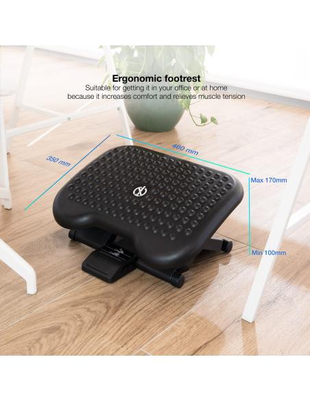 REPOSAPIES AJUSTABLE CONFORT NEGRO TOOQ TQFR0603-B