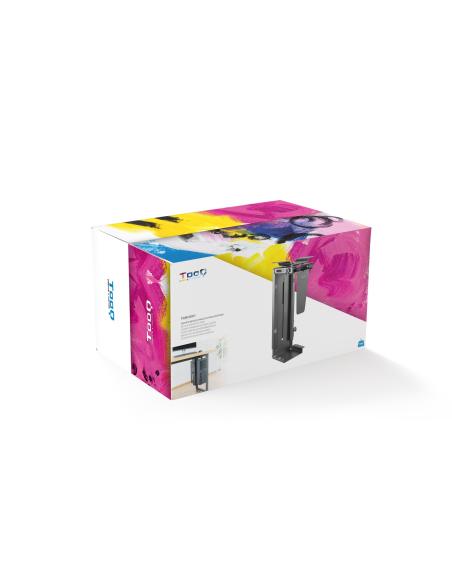 SOPORTE CPU ESCRITORIOPARED NEGRO TOOQ TQMUD01