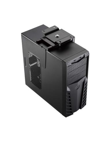 SOPORTE CPU GIRA ALTURA REG DEBAJO ESCRITORIO CON MANGO BLOQUEO AISENS MPC03-201