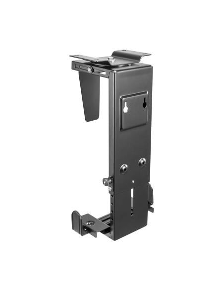 SOPORTE CPU GIRA ANTIRROBO ALT REGU DEBAJO ESCRITORIO O PARED AISENS MPC04-203