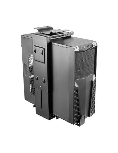 SOPORTE CPU GIRA ANTIRROBO ALT REGU DEBAJO ESCRITORIO O PARED AISENS MPC04-203