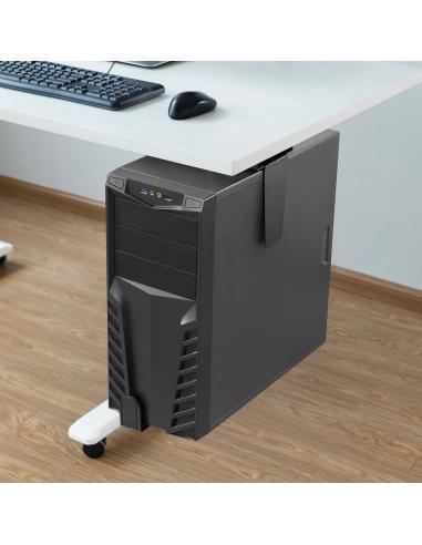 SOPORTE CPU GIRA ANTIRROBO ALT REGU DEBAJO ESCRITORIO O PARED AISENS MPC04-203