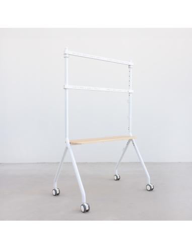 SOPORTE SUELO RUEDAS ILOVE PANTALLAS 49-80 BLANCO TOOQ FS20207M-W