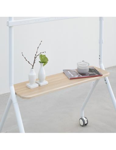 SOPORTE SUELO RUEDAS ILOVE PANTALLAS 49-80 BLANCO TOOQ FS20207M-W