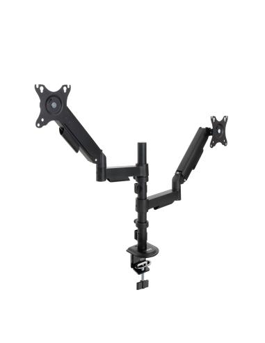 SOPORTE DE MESA MONITORTV GIRA INCLIN 2 BRAZOS 17-32 NEGRO TOOQ DB1533TNR-B