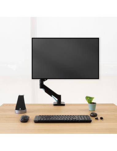 SOPORTE DE MESA MONITORTV GIRA INCLIN 1 BRAZO 17-32 NEGRO TOOQ DB1733TNR-B