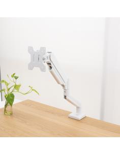 SOPORTE DE MESA MONITORTV GIRA INCLIN 1 BRAZO 13-34 BLANCO TOOQ DB1334TNR-W 2