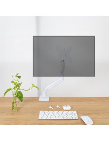 SOPORTE DE MESA MONITORTV GIRA INCLIN 1 BRAZO 13-34 BLANCO TOOQ DB1334TNR-W