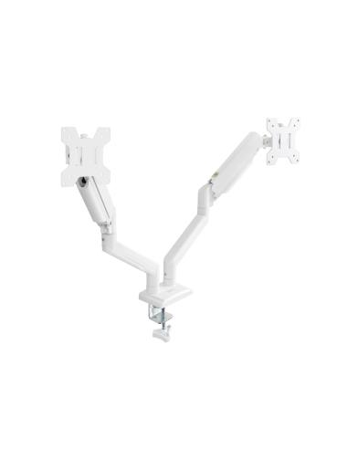 SOPORTE DE MESA MONITORTV GIRA INCLIN 2 BRAZOS 13-34 BLANCO TOOQ DB1434TNR-W