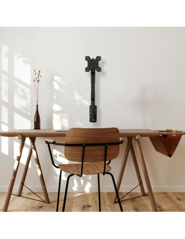 SOPORTE PARED PANTALLAS 13-43 GIRAINCLI NEGRO 1 BRAZO TOOQ LP1334TNR-B
