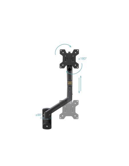 SOPORTE PARED PANTALLAS 13-43 GIRAINCLI NEGRO 1 BRAZO TOOQ LP1334TNR-B