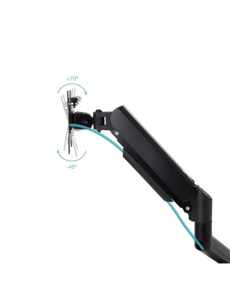 SOPORTE PARED PANTALLAS 13-43 GIRAINCLI NEGRO 1 BRAZO TOOQ LP1334TNR-B