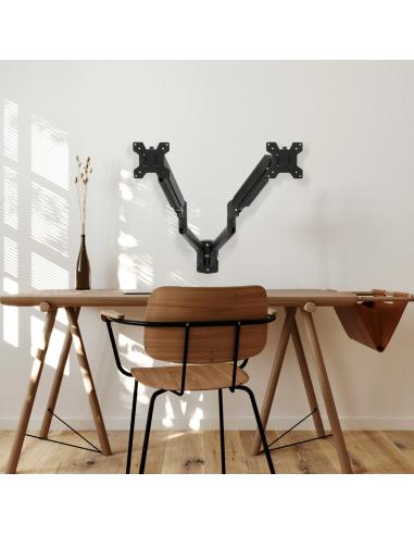 SOPORTE PARED PANTALLAS 13-43 GIRAINCLI NEGRO 2 BRAZOS TOOQ LP1434TNR-B