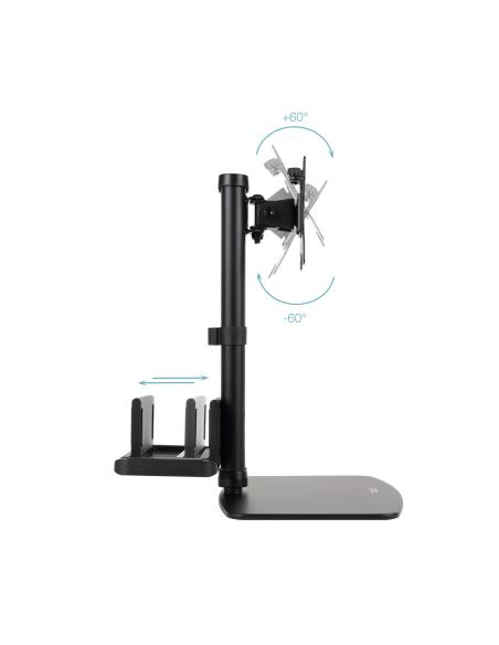 SOPORTE MESA PANT.GIRA INCLIMINI CPU17-27 NEGRO TOOQ DB1128TN-B