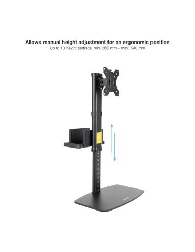 SOPORTE MESA PANT.GIRA INCLIMINI CPU17-27 NEGRO TOOQ DB1128TN-B