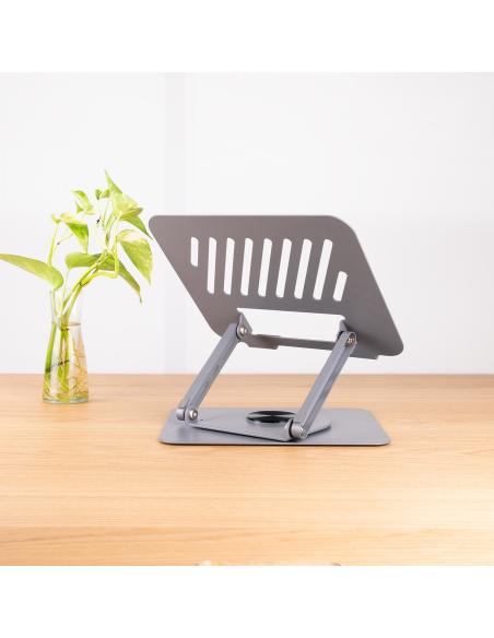 SOPORTE PLEGABLE 360° DISPOSITIVOS 11-17 GRIS TOOQ PH-DAFNE-G