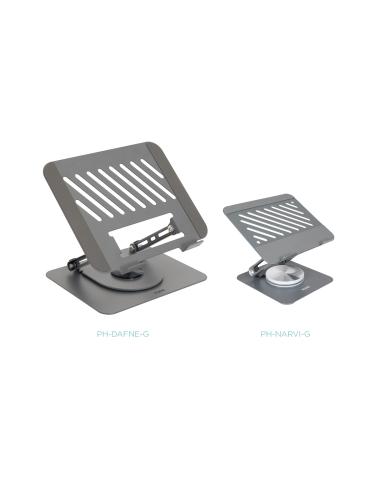 SOPORTE PLEGABLE 360° DISPOSITIVOS 11-17 GRIS TOOQ PH-DAFNE-G