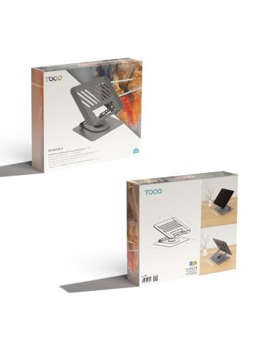 SOPORTE PLEGABLE 360° DISPOSITIVOS 11-17 GRIS TOOQ PH-DAFNE-G