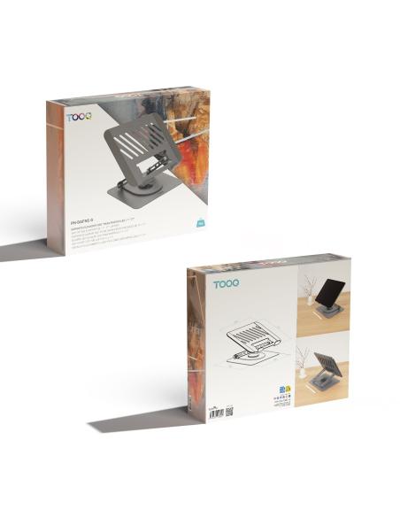 SOPORTE PLEGABLE 360° DISPOSITIVOS 11-17 GRIS TOOQ PH-DAFNE-G