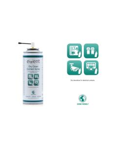 BOTE PULVERIZADOR PARA LIMPIEZA EN SECO EWENT 200 ML. / ESPECIFICO PARA LIMPIEZA DE CONTACTOS ELECTRICOS / EW5614