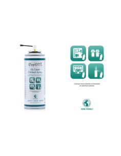 BOTE PULVERIZADOR PARA LIMPIEZA A BASE DE ACEITE EWENT 200 ML. / ESPECIFICO PARA LIMPIEZA DE CONTACTOS ELECTRICOS / EW5615
