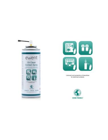 BOTE PULVERIZADOR PARA LIMPIEZA A BASE DE ACEITE EWENT 200 ML. / ESPECIFICO PARA LIMPIEZA DE CONTACTOS ELECTRICOS / EW5615
