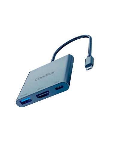DOCK USB 3 EN 1 C31 ALUMINIO USB-C A HDMI 4KUSB-AUSB-C 3.2 GEN1 PCMAC