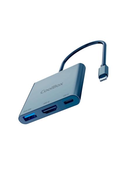 DOCK USB 3 EN 1 C31 ALUMINIO USB-C A HDMI 4KUSB-AUSB-C 3.2 GEN1 PCMAC
