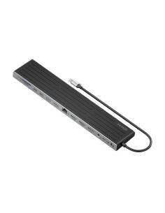 DOCK AISENS USBC 2HDMI DP RJ45 3USBA 2USBC PD SD AUDIO KENSINGTON ASUC-13P042-GR