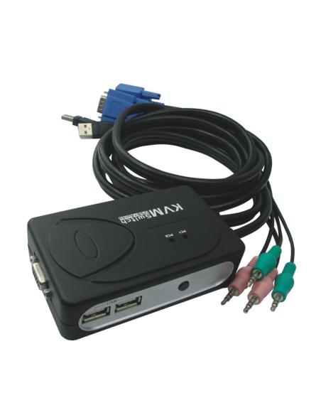 KVM SWITCH VGA USB 1U-2PCCABLENANOCABLE 10.12.0001