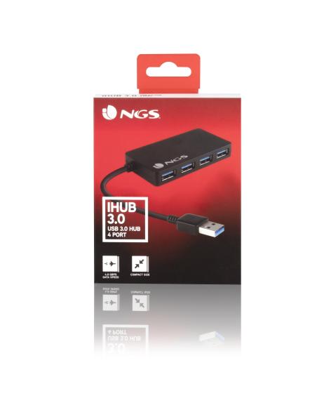 HUB USB NGS 4 PUERTOS USB 3.0 IHUB3.0