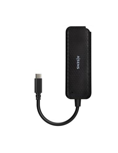 HUB USB 3.1 USB-C USB-CM-4XTIPO AH NEGRO 15CM AISENS A109-0715