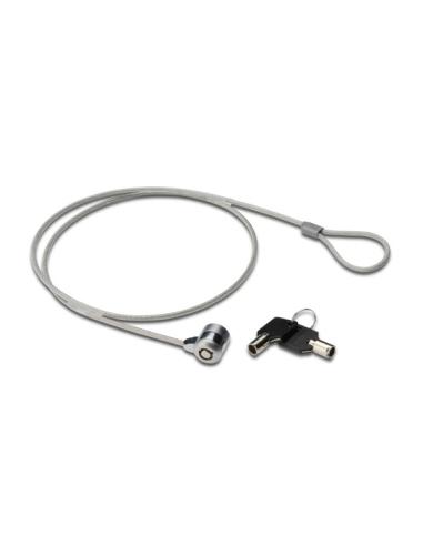 CABLE SEGURIDAD PARA PORTATILES EWENT CON LLAVE / INCLUYE DOS LLAVES / 1.5 M. / EW1242