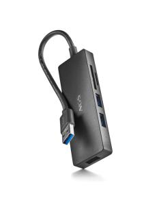 HUB USB NGS 4 PUERTOS USB 3.0 LECTOR DE TARJETA IHUB READER