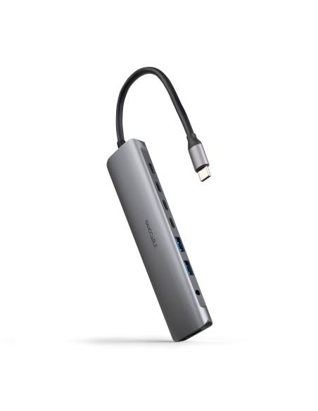 HUB USB-C 2XUSB-A3XUSB-CUSB-C CARGAHDMIAUDIO NANOCABLE 10.16.4608