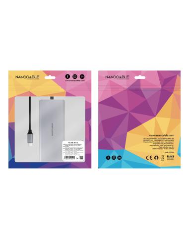 HUB USB-C 3XUSB-AUSB-CCARG2XHDMIDPRJ45TFSDAUD NANOCABLE 10.16.4612