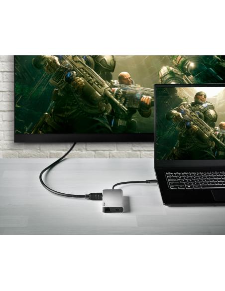 HUB USB NGS 8 PUERTOS USB-C CON ADAPTADOR DE CORRIENTE WONDERDOCK8