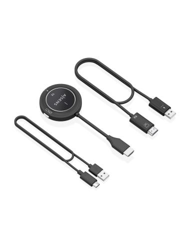 HDMI INALAMBRICO 1080P 30M NEGRO AISENS ASWL-H2K30M002-BK
