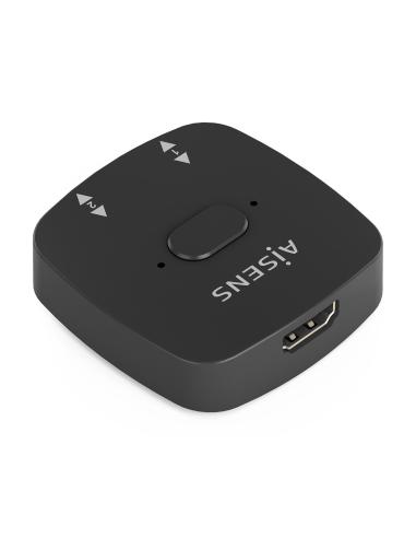 HDMI CONMUTADOR SWITCH 4K60HZ 2X1 NEGRO AISENS A123-0948
