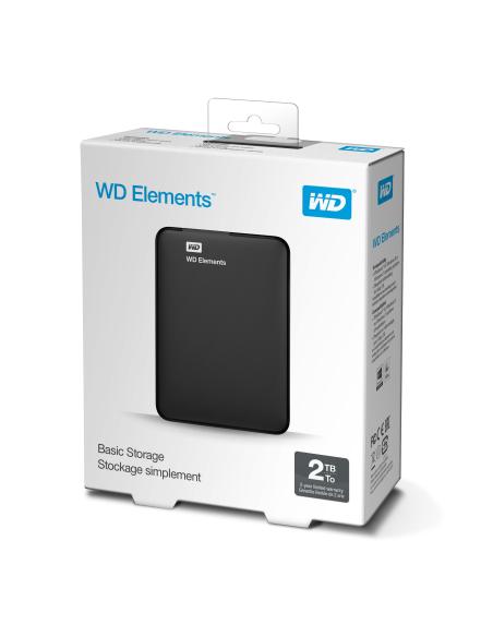 HD EXT 2.5 2TB WESTERN DIGITAL ELEMENTS PORTABLE USB3 NEGRO WDBU6Y0020BBK-WESN