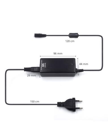 CARGADOR UNIVERSAL EWENT PORTATIL PEQUEÑO AUTOMATICO 45W / INCLUYE 8 PUNTAS / EW3962