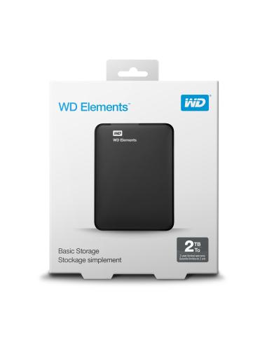 HD EXT 2.5 2TB WESTERN DIGITAL ELEMENTS PORTABLE USB3 NEGRO WDBU6Y0020BBK-WESN