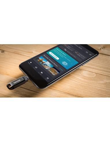 HD PORTATIL USB3.1 64GB SANDISK ULTRA DUAL DRIVE GO TIPO C SDDDC3-064G-G46