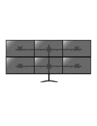 SOPORTE SEIS BRAZOS MESA MONITOR KIMEX 17"-32" / VESA 75 - 100 / PEANA / 015-1156
