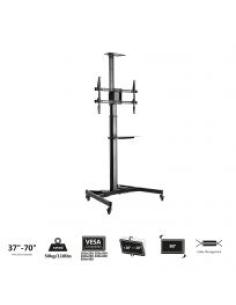 SOPORTE TV EWENT 37"-70" SUELO CON RUEDAS NEGRO / EW1540