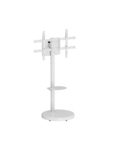 SOPORTE MOVIL TV EWENT HASTA 86" SUELO / PARA TV PESADAS / MAX.50KG / ESTANTE MULTIMEDIA / EW1550